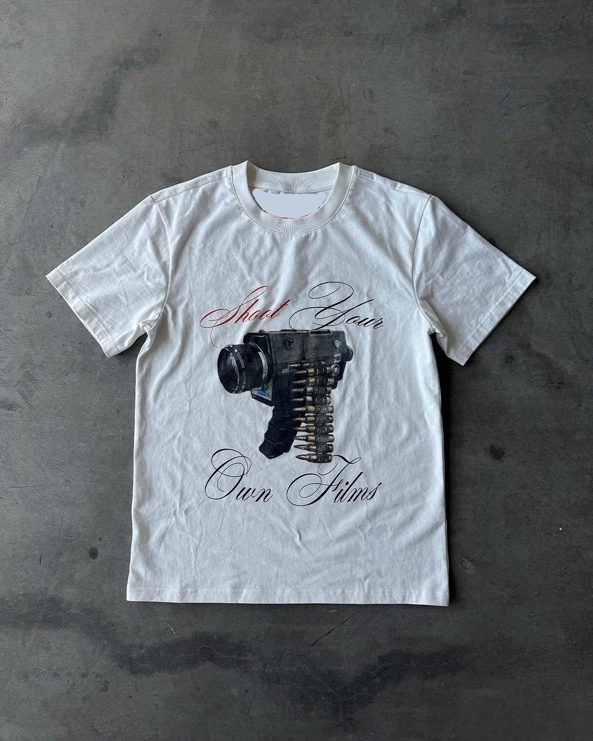 Tshirt Shortsleeved Roundneck Top with Unique Dark European Y2K Print Retro Style Trendy for Instagram Loose Fit S
Tshirt Shortsleeved Roundneck Top with Unique Dark European Y2K Print Retro Style Trendy for Instagram Loose Fit S