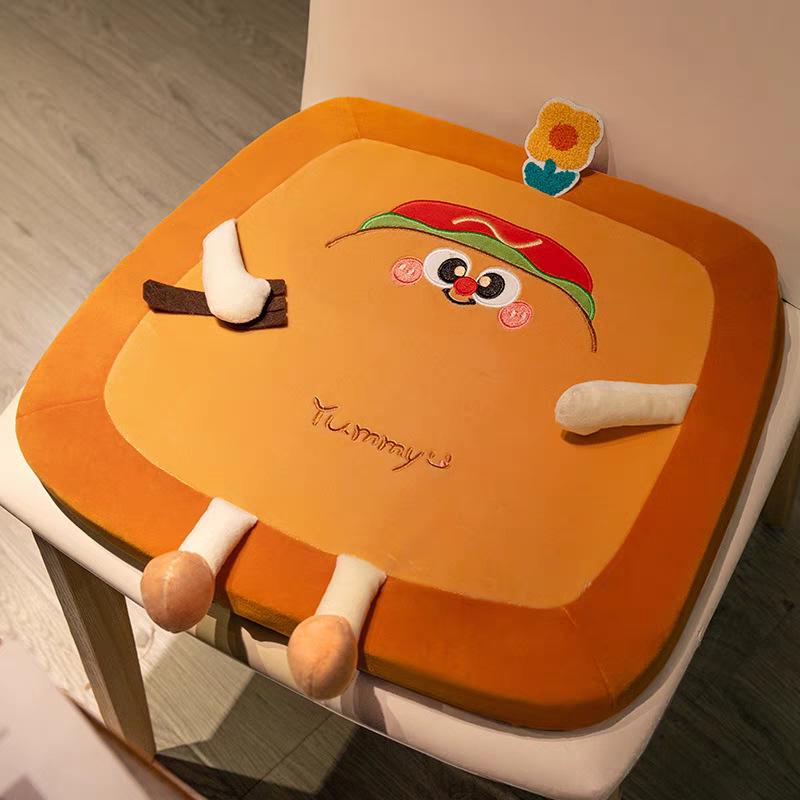 Мультяшный тостовый хлеб Латексная подушка для сиденья и спинки для офисных кресел Small 38*35cm 0.35kg
Мультяшный тостовый хлеб Латексная подушка для сиденья и спинки для офисных кресел Small 38*35cm 0.35kg