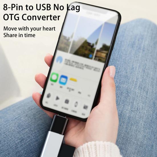 Mobile Phone Converter High Compatible Support Otg To Extension 8-Pin Performance Usb Widely Usb Adapter Phone
Mobile Phone Converter High Compatible Support Otg To Extension 8-Pin Performance Usb Widely Usb Adapter Phone