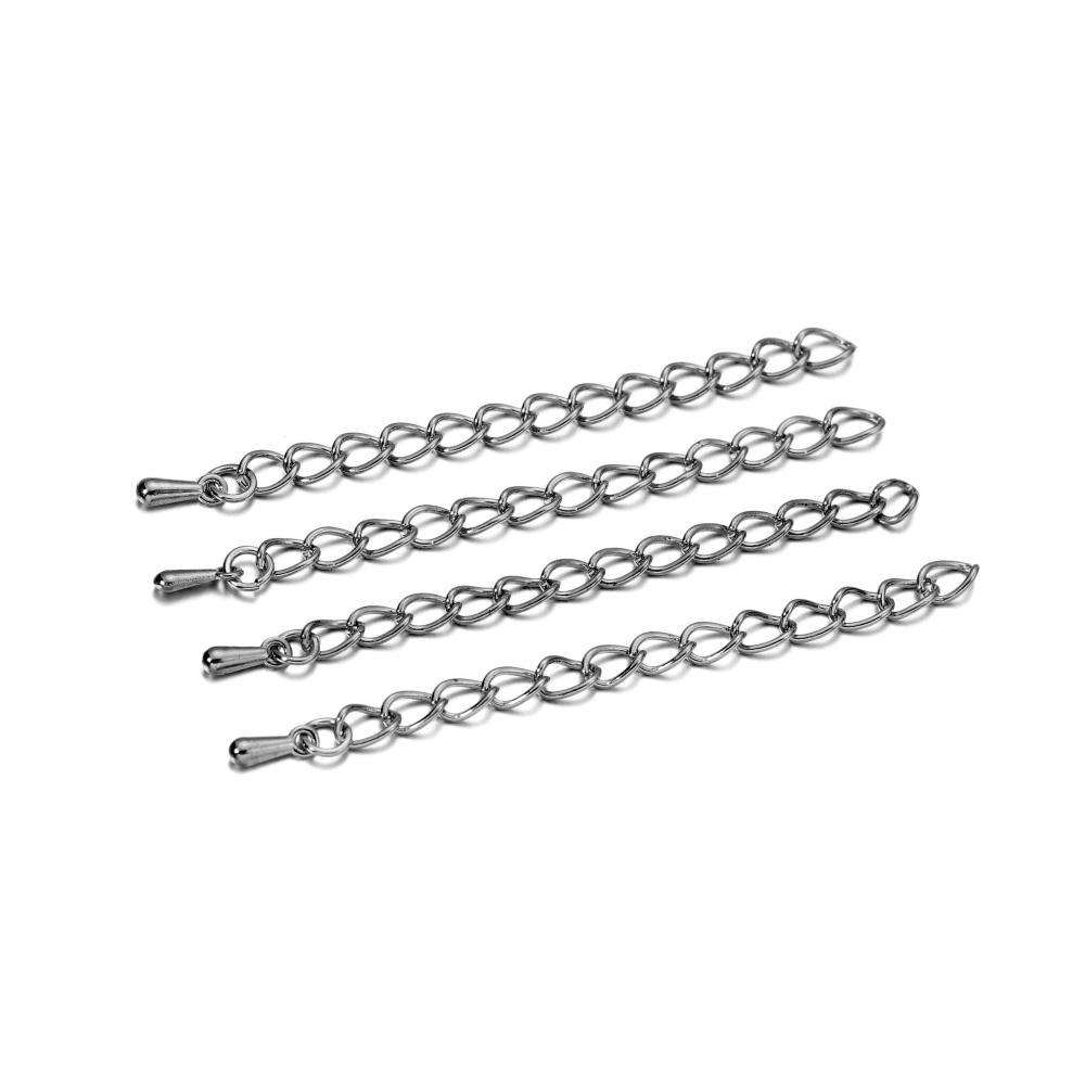 50pcs/Lot 50mm/70mm Tone Extended Extension Tail Chain Necklace Tail Chain Connector Findings for Bracelet Jewelry Making 5cm-50pcs
50pcs/Lot 50mm/70mm Tone Extended Extension Tail Chain Necklace Tail Chain Connector Findings for Bracelet Jewelry Making 5cm-50pcs
