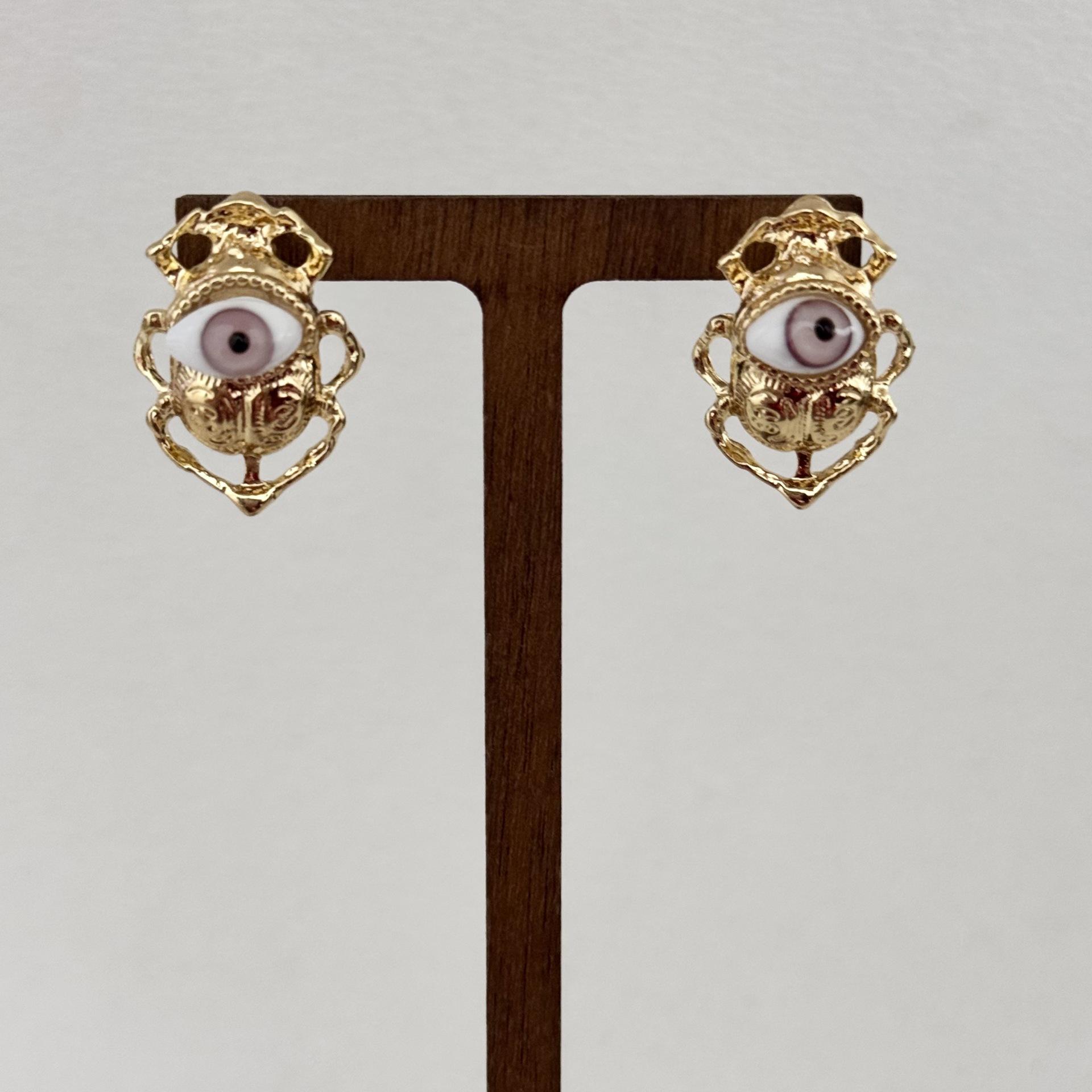 Hot Sale Retro Turkish Eye Glass Beads Ethnic Style Exaggerated Stud Earrings
Hot Sale Retro Turkish Eye Glass Beads Ethnic Style Exaggerated Stud Earrings