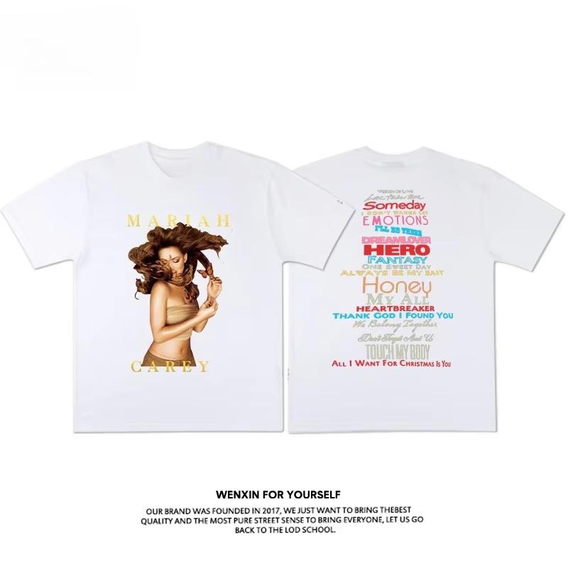 New Mariah Carey Niu Sister Mariah Carey Concert Short Sleeve TShirt Summer Cotton Unisexs and Womens Large Size Top Y2K Clothes 4XL
New Mariah Carey Niu Sister Mariah Carey Concert Short Sleeve TShirt Summer Cotton Unisexs and Womens Large Size Top Y2K Clothes 4XL