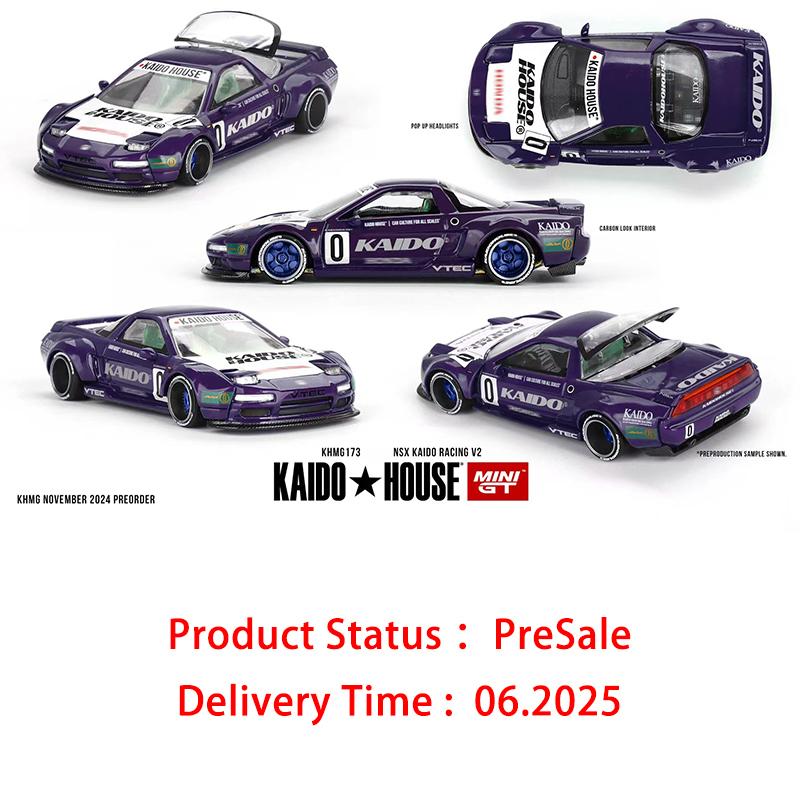 MINIGT KHMG 173 In Stock 1:64 Honda NSX Racing V2 Openable Engine Diecast Car Model Kaido House
MINIGT KHMG 173 In Stock 1:64 Honda NSX Racing V2 Openable Engine Diecast Car Model Kaido House