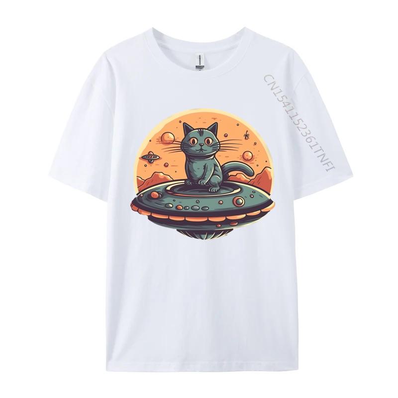 Cat Sitting On A UFO Tshirt Men Vintage TShirt Faddish Casual T Shirts Cotton Tops Tees For Men Normal S
Cat Sitting On A UFO Tshirt Men Vintage TShirt Faddish Casual T Shirts Cotton Tops Tees For Men Normal S