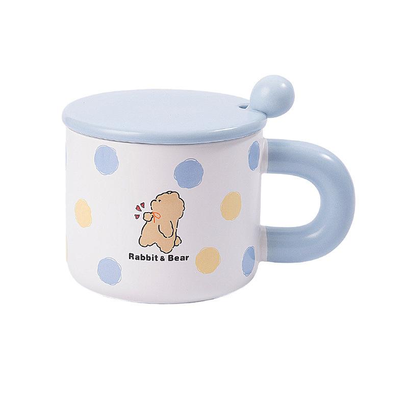 Cartoon Style Ceramic Cup High Looking Bear Rabbit Dog Mug with Lid Spoon Girl Work Drinking Water Cup Breakfast Cup Y22937YY-301-400ml
Cartoon Style Ceramic Cup High Looking Bear Rabbit Dog Mug with Lid Spoon Girl Work Drinking Water Cup Breakfast Cup Y22937YY-301-400ml