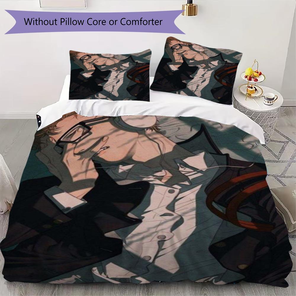 Haikyu!! Pattern Bedding uilt Set uilt Cover Pillowcase Home Decoration Birthday Gift (1 * duvet cover + 2 * pillowcase without core) 135x200cm
Haikyu!! Pattern Bedding uilt Set uilt Cover Pillowcase Home Decoration Birthday Gift (1 * duvet cover + 2 * pillowcase without core) 135x200cm