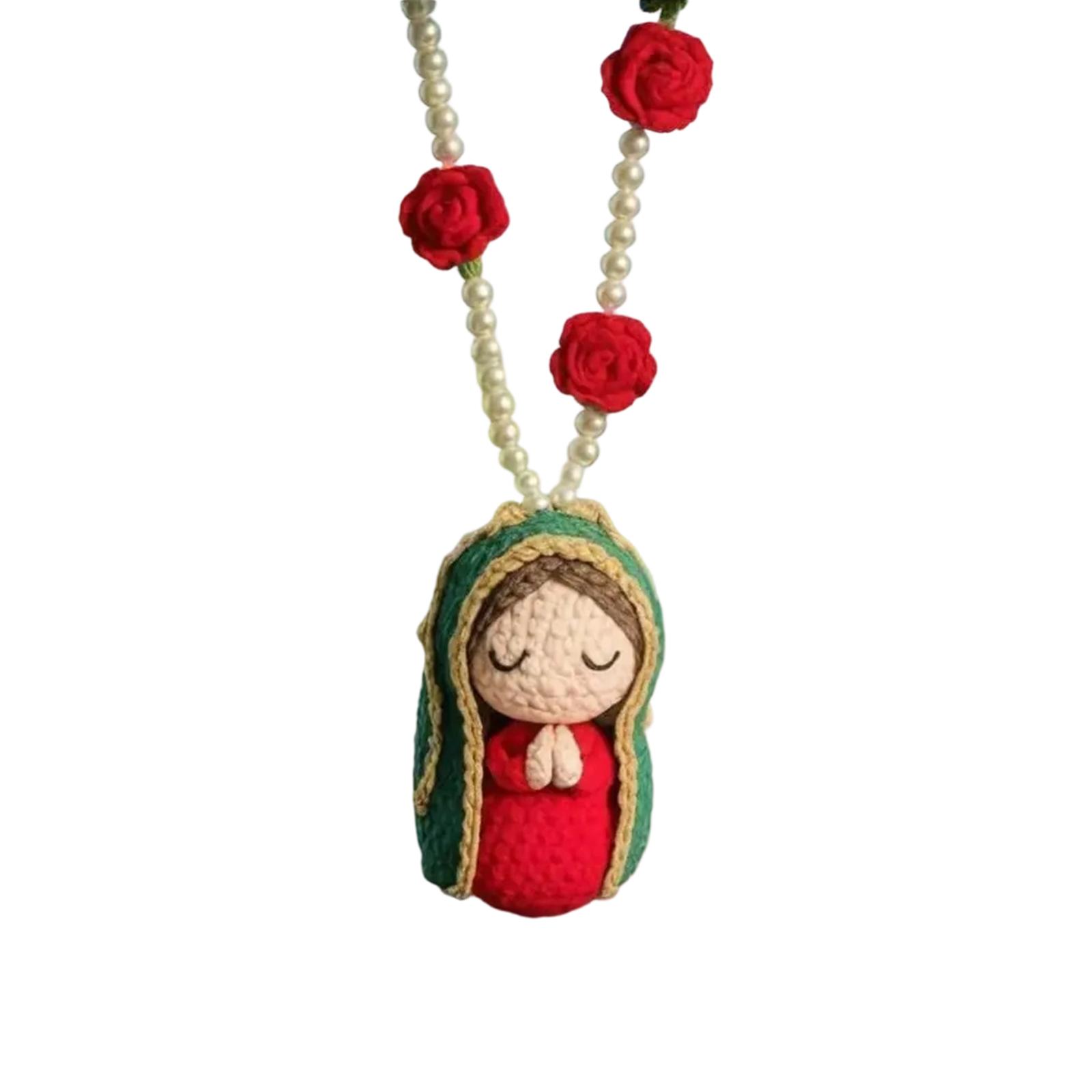 Handmade Crochet Pendant Necklace with Beaded Chain and Decorative Floral Accents Lightweight Textile Craft Accessory for Everyday Wear One Size
Handmade Crochet Pendant Necklace with Beaded Chain and Decorative Floral Accents Lightweight Textile Craft Accessory for Everyday Wear One Size