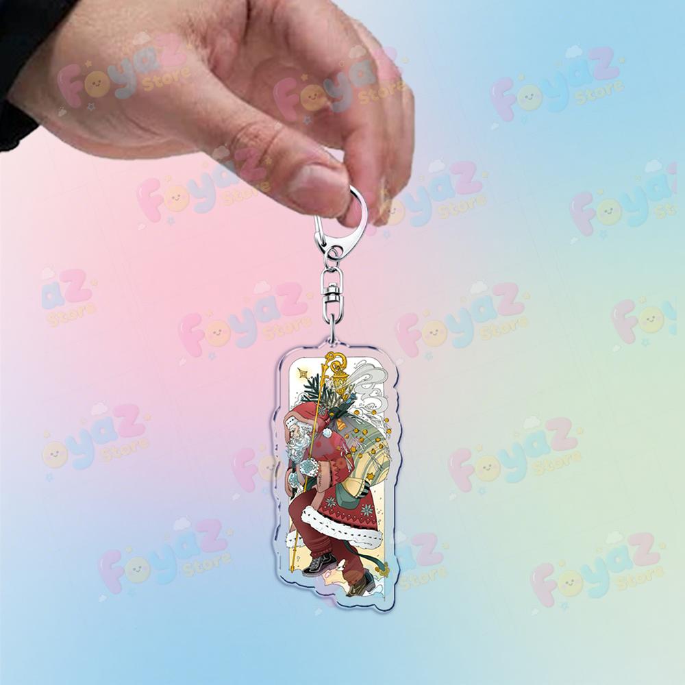 Christmas Funny Krampus Keychain for Accessories Merry Xmas Devil Demon Creative Keyrings Key Chains Fans Gifts
Christmas Funny Krampus Keychain for Accessories Merry Xmas Devil Demon Creative Keyrings Key Chains Fans Gifts