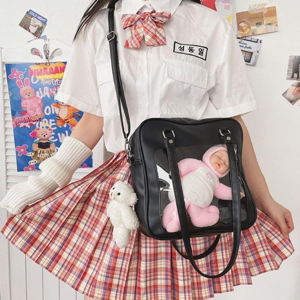 Badge Ita Bag Хлопковая сумка для кукол Сумка для хранения через плечо для кукол Прозрачный карман Itabag JK
Badge Ita Bag Хлопковая сумка для кукол Сумка для хранения через плечо для кукол Прозрачный карман Itabag JK