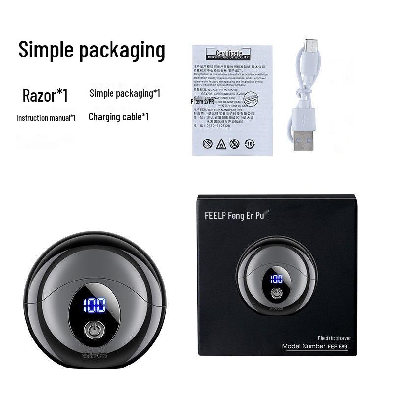 Compact Flying Saucer Electric Shaver - Super Clean Razor for Teen Boys, Perfect Holiday Gift
Compact Flying Saucer Electric Shaver - Super Clean Razor for Teen Boys, Perfect Holiday Gift