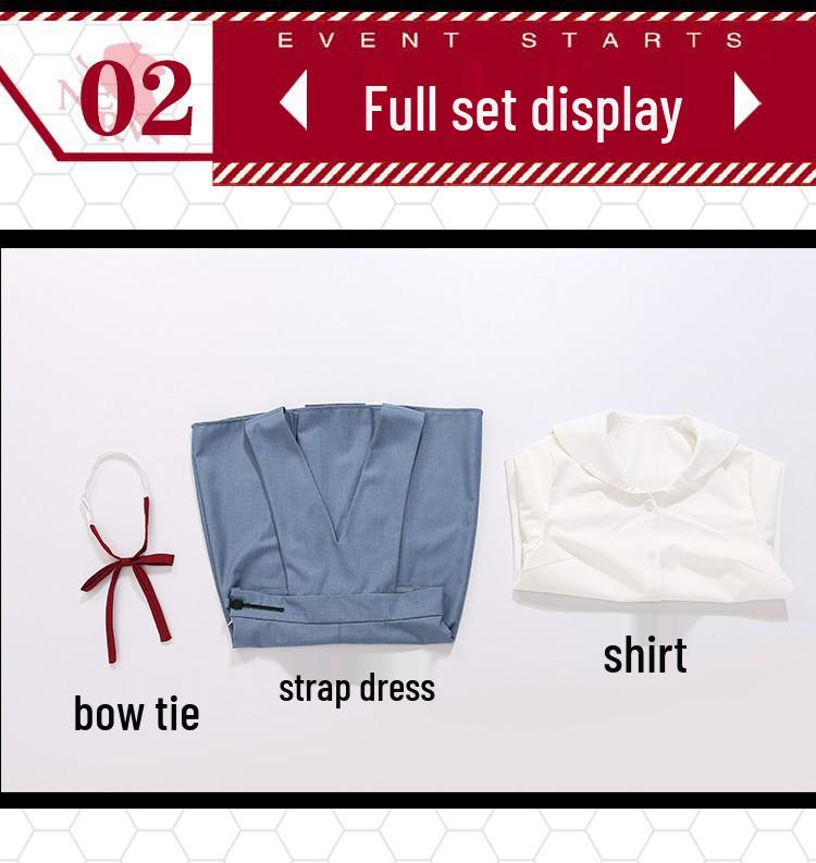Mist Blue EVA Evangelion Rei Ayanami & Asuka School Cosplay Full Set Outfit XL
Mist Blue EVA Evangelion Rei Ayanami & Asuka School Cosplay Full Set Outfit XL