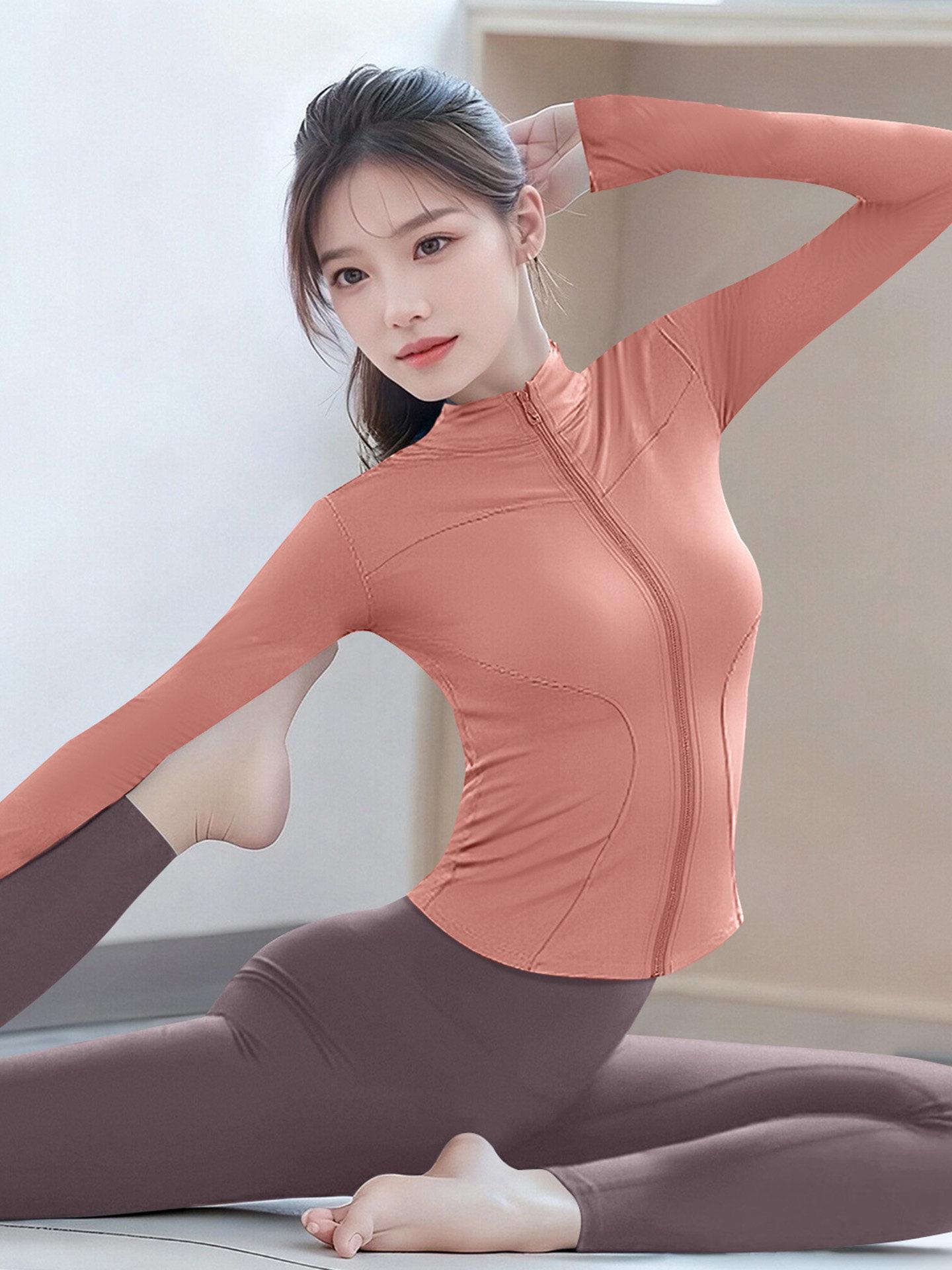 Slim Fit Stand Collar Yoga Jacket - Autumn/Winter 2025 Long Sleeve Sportswear S (75-88 cm)
Slim Fit Stand Collar Yoga Jacket - Autumn/Winter 2025 Long Sleeve Sportswear S (75-88 cm)