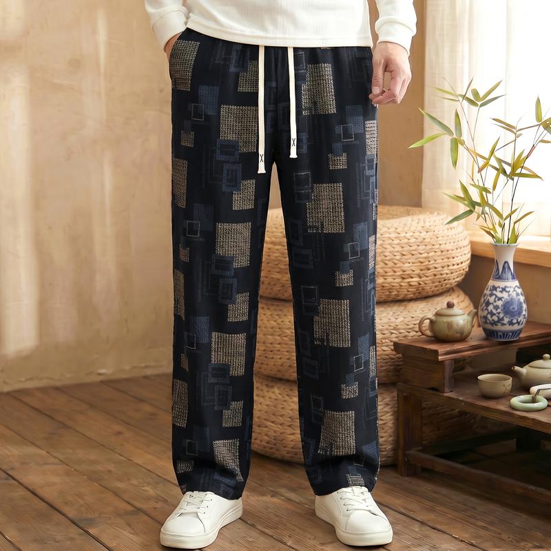 Men s Plus Size Printed Casual Pants, Elastic Waist Lightweight Loose Trousers (5XL-12XL) 5XL(85kg-95kg) чёрный
Men s Plus Size Printed Casual Pants, Elastic Waist Lightweight Loose Trousers (5XL-12XL) 5XL(85kg-95kg) чёрный
