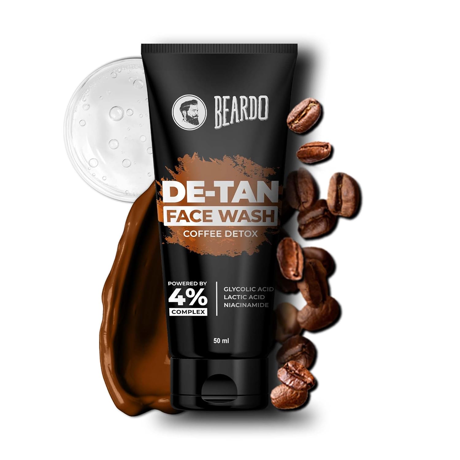 Beardo DeTan Face Wash For Men 50 ml Glycolic Acid Niacinamide Coffee Exfoliating Oil Control Cleanser For Smooth Skin
Beardo DeTan Face Wash For Men 50 ml Glycolic Acid Niacinamide Coffee Exfoliating Oil Control Cleanser For Smooth Skin