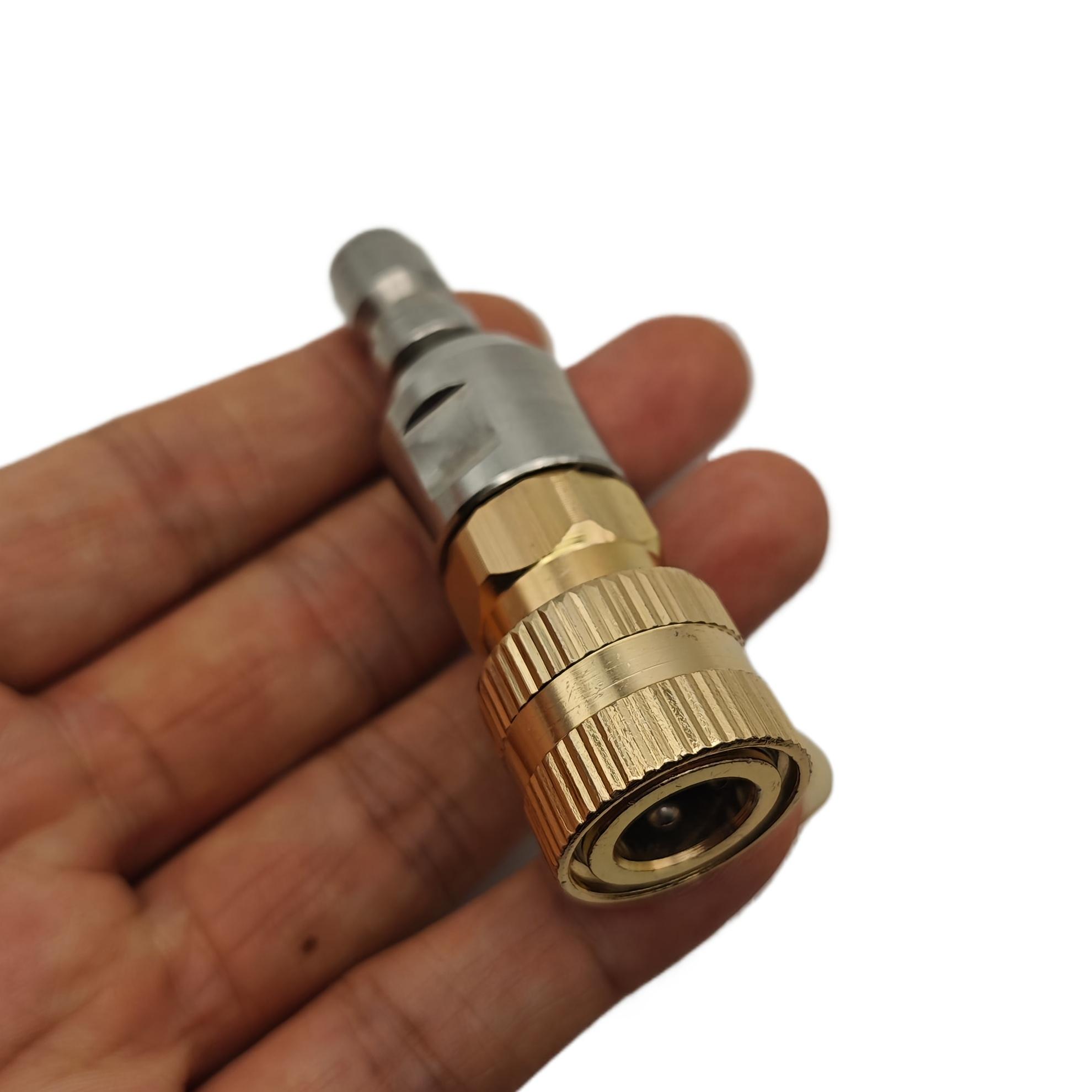 Universal Rotating Spray Nozzle Quick Connect - High Pressure Washer Gun Adapter for Car Road Garden Cleaning
Universal Rotating Spray Nozzle Quick Connect - High Pressure Washer Gun Adapter for Car Road Garden Cleaning