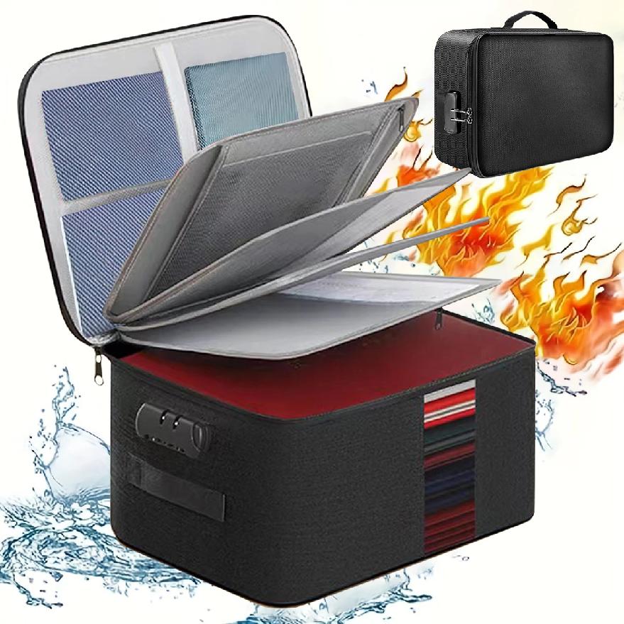 5-Layers Document Case with lock File Organizer Bag Zipper Certificate Storage Bag Portable Travel Bag School Office Supplies чорний
5-Layers Document Case with lock File Organizer Bag Zipper Certificate Storage Bag Portable Travel Bag School Office Supplies чорний