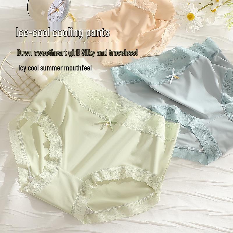 Japanese-Style Women s Seamless Ice Silk Panties with Bowknot - Breathable, Ultra-Thin, Mid-Waist, and Sexy. Medium
Japanese-Style Women s Seamless Ice Silk Panties with Bowknot - Breathable, Ultra-Thin, Mid-Waist, and Sexy. Medium