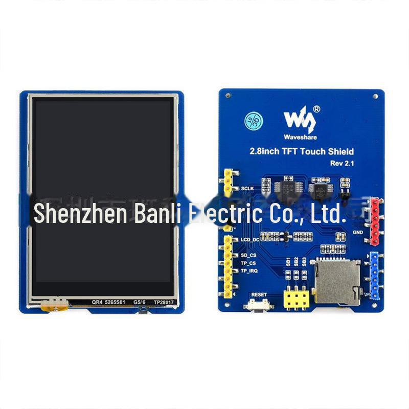 2,8-дюймовий резистивний сенсорний екран, роздільна здатність 320x240, сумісний з Arduino 2.8 inch TFT Touch Shield
2,8-дюймовий резистивний сенсорний екран, роздільна здатність 320x240, сумісний з Arduino 2.8 inch TFT Touch Shield