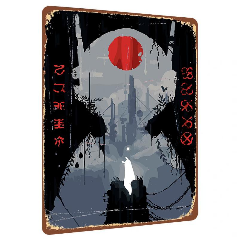 Cyberpunk Japanese Style Metal Wall Art City Silhouette Decor for Living Room Study Room 20x30cm(7.8x11.8inch)
Cyberpunk Japanese Style Metal Wall Art City Silhouette Decor for Living Room Study Room 20x30cm(7.8x11.8inch)