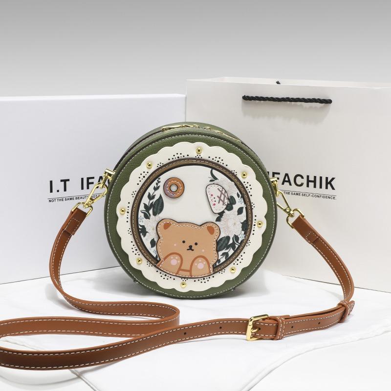 Birthday gift leather niche cute small round bag women s versatile bag messenger bag summer new small bag
Birthday gift leather niche cute small round bag women s versatile bag messenger bag summer new small bag