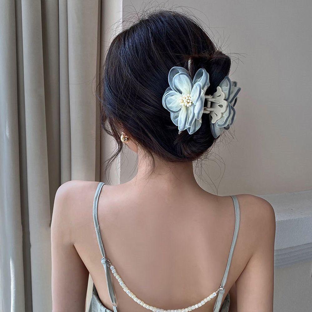 Women Girls Headdress Headwear Hair Accessories Crab Clip Korean Style Hair Clip Flower Hair Claw
Women Girls Headdress Headwear Hair Accessories Crab Clip Korean Style Hair Clip Flower Hair Claw