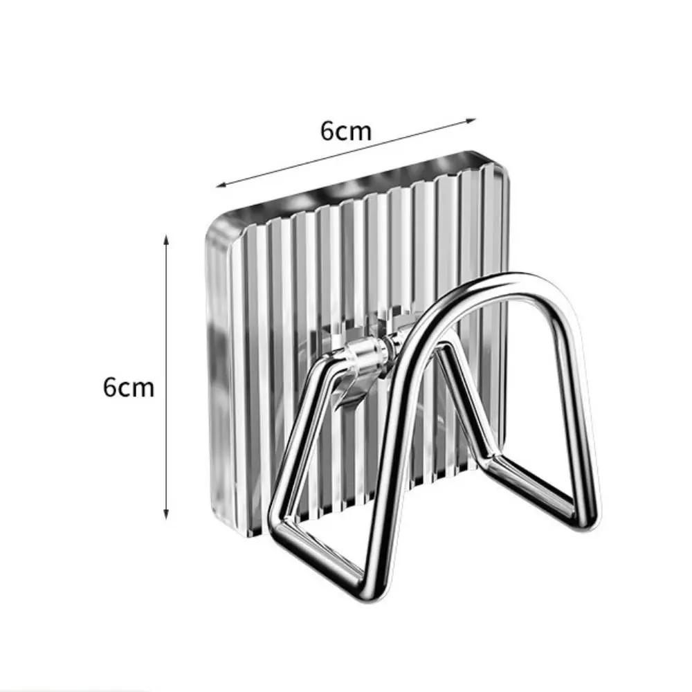 Самоклеящийся держатель для губки, кухонные принадлежности, самоклеящаяся сушилка, крючок для хранения, органайзер из акрила без дырокола, подставка, щетки серебряный
Самоклеящийся держатель для губки, кухонные принадлежности, самоклеящаяся сушилка, крючок для хранения, органайзер из акрила без дырокола, подставка, щетки серебряный