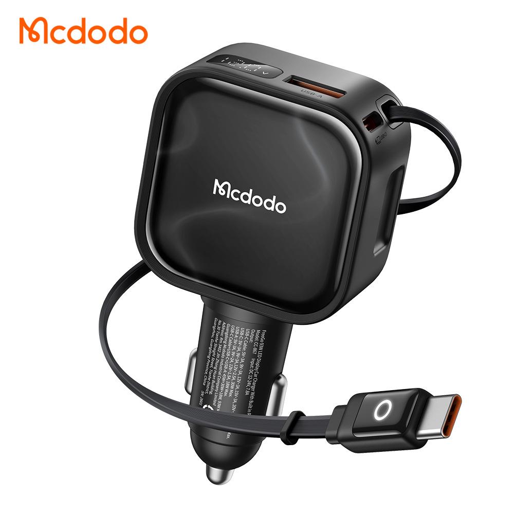 Mai Duo Duo 93W Fast Car Charger with Retractable Cable for Apple & Huawei Phones
Mai Duo Duo 93W Fast Car Charger with Retractable Cable for Apple & Huawei Phones