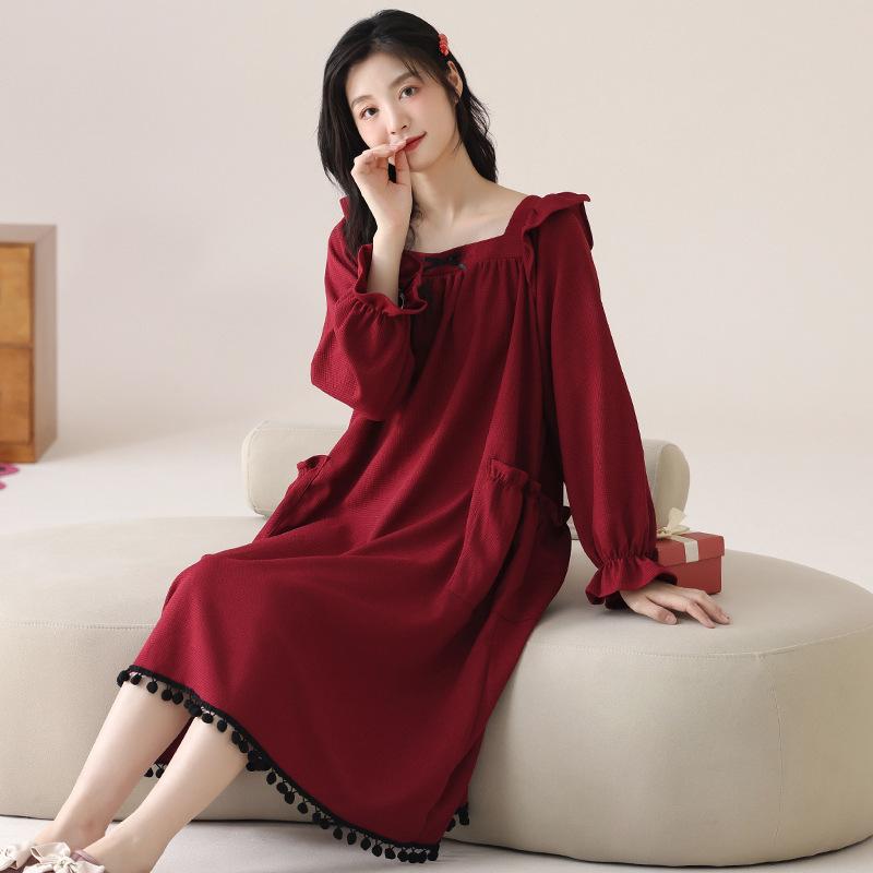 Couple pajamas red wedding newlywed cotton long-sleeved pajamas women s spring and autumn festive natal year loungewear suit XXL
Couple pajamas red wedding newlywed cotton long-sleeved pajamas women s spring and autumn festive natal year loungewear suit XXL