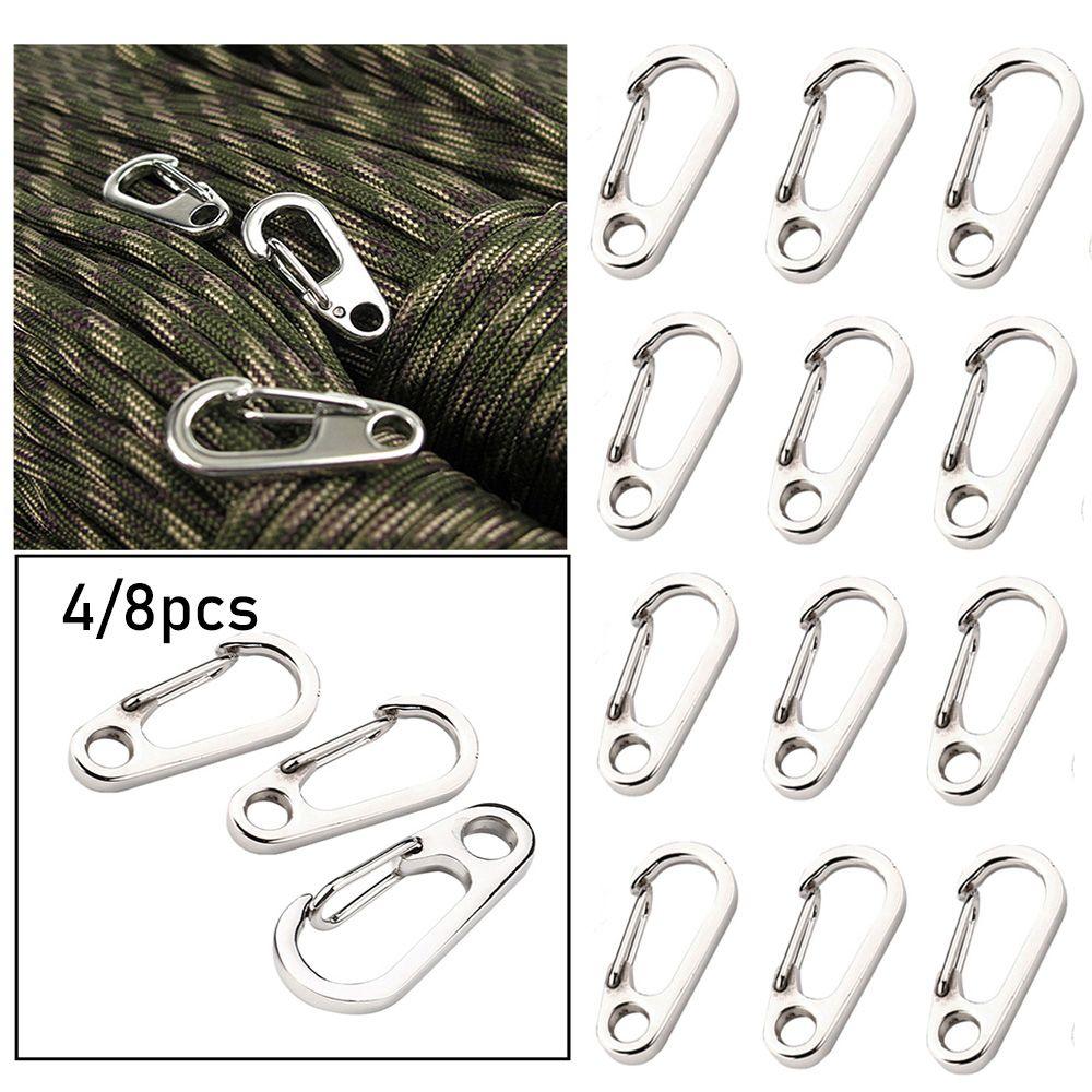 Survival EDC Gear Safety Travel Tools D Carabiner D-Ring Key Chain Spring Clips Camping Keyring 8pcs
Survival EDC Gear Safety Travel Tools D Carabiner D-Ring Key Chain Spring Clips Camping Keyring 8pcs