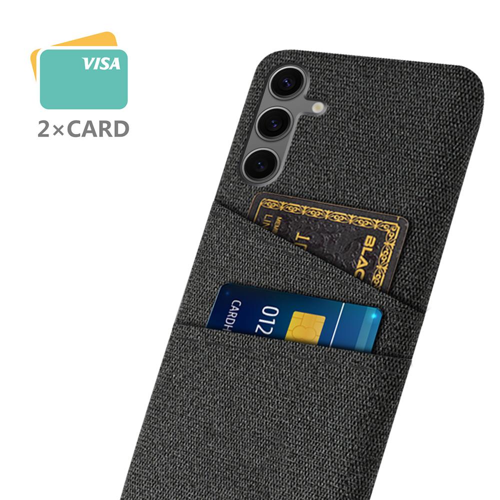 For Samsung Galaxy S24 FE Case Cloth+Hard PC Phone Cover with Dual Card Slots Light Grey
For Samsung Galaxy S24 FE Case Cloth+Hard PC Phone Cover with Dual Card Slots Light Grey