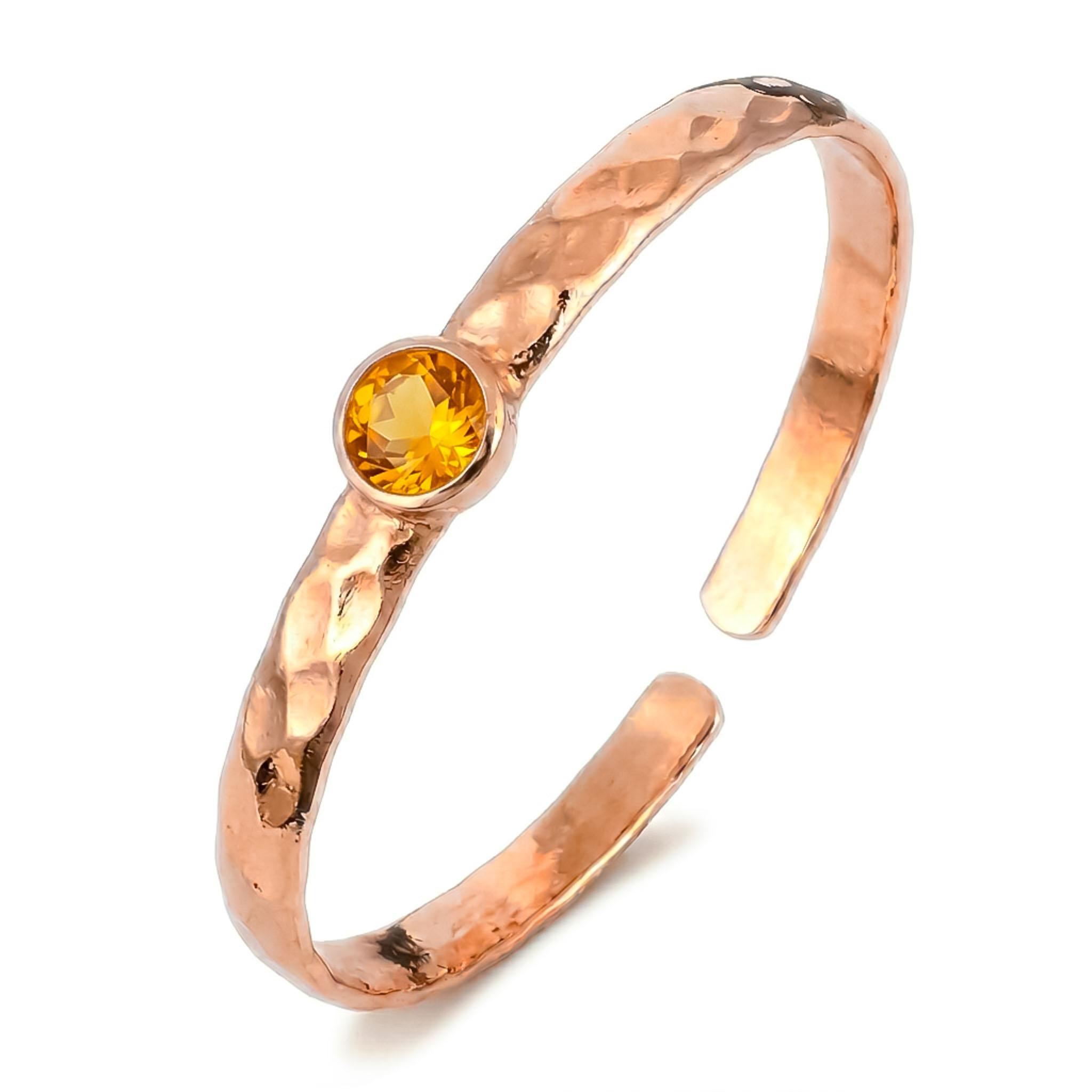 Pure Copper Wire Wrapped Bangle Citrine GemStone Textured Handmade Jewelry Gift For Her
Pure Copper Wire Wrapped Bangle Citrine GemStone Textured Handmade Jewelry Gift For Her