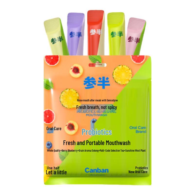 Semibio Probiotic Portable Mouthwash, 5-Flavor Assortment
Semibio Probiotic Portable Mouthwash, 5-Flavor Assortment