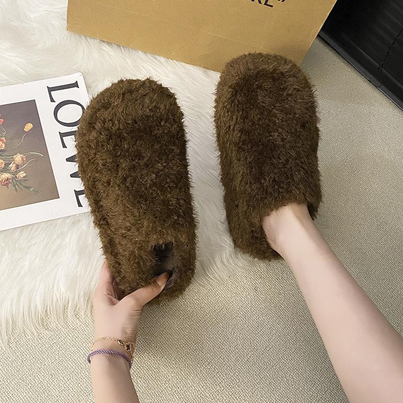 Women s Retro Lightweight Comfortable Non-slip Heightening Winter Warm Plush Lining Non-slip Durable Casual Cotton Slippers 40 хакі
Women s Retro Lightweight Comfortable Non-slip Heightening Winter Warm Plush Lining Non-slip Durable Casual Cotton Slippers 40 хакі