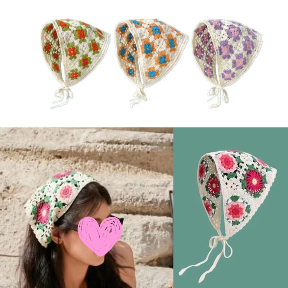 French Retro Headscarf Hat Multicolor Triangular Turban Scarf for Spring Summer Outdoor 6
French Retro Headscarf Hat Multicolor Triangular Turban Scarf for Spring Summer Outdoor 6