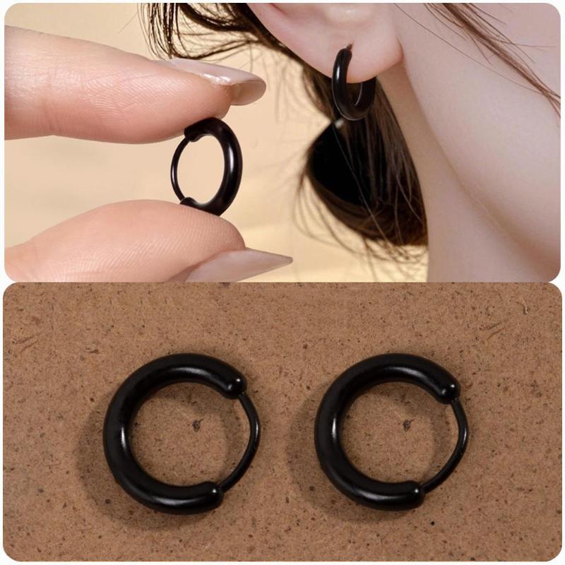 10Pcs Invisible Resin Clear Ear Hoop Earrings Prevent Allergy Bioplast Cartilage Helix Earring Piercing Jewelry Black
10Pcs Invisible Resin Clear Ear Hoop Earrings Prevent Allergy Bioplast Cartilage Helix Earring Piercing Jewelry Black