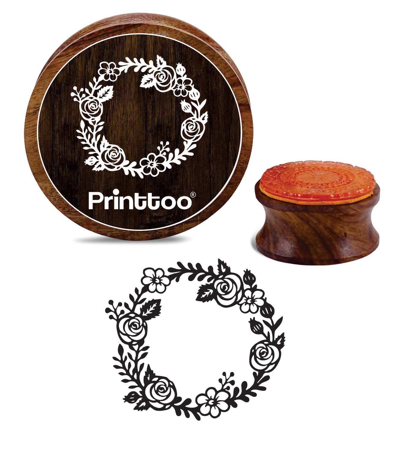 Printtoo Цветочный венок Деревянный резиновый штамп Круглый скрап-букинг DIY Stamps-2 2 Inch Diameter коричневый
Printtoo Цветочный венок Деревянный резиновый штамп Круглый скрап-букинг DIY Stamps-2 2 Inch Diameter коричневый