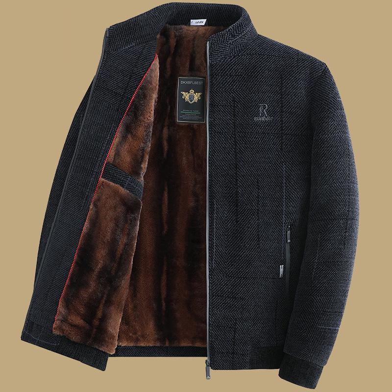 LOMON Men s Woolen Dad-Style Jacket with Lapel - Autumn/Winter Velvet-Lined Casual Outerwear XL 115-130 kg
LOMON Men s Woolen Dad-Style Jacket with Lapel - Autumn/Winter Velvet-Lined Casual Outerwear XL 115-130 kg