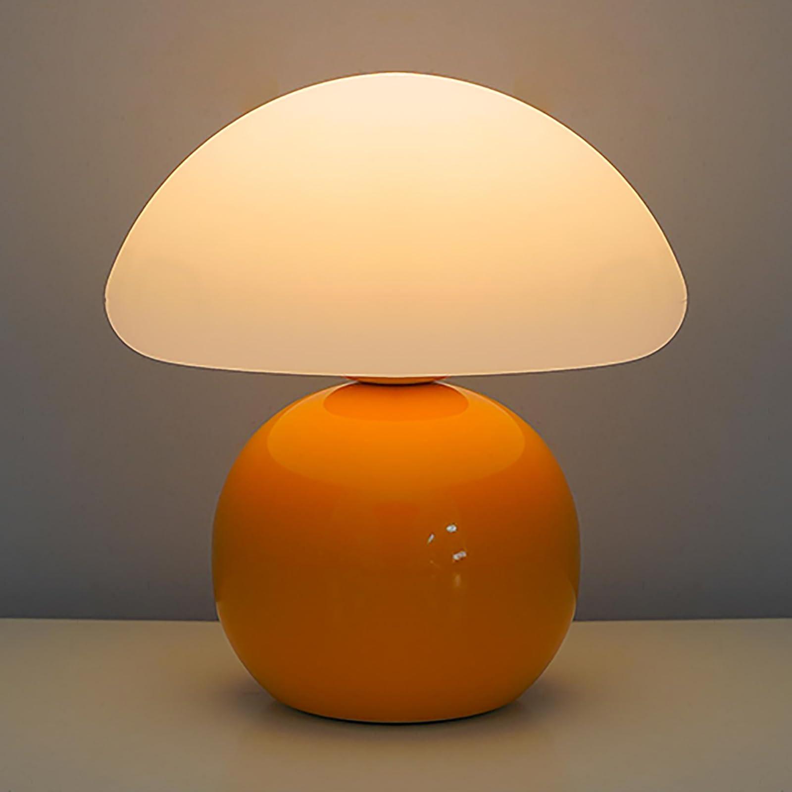Cute Mushroom Table Lamp with PE Frosted Shade and Ceramic Spherical Base, Adjustable Color and Brightness, USB Powered, LED Decorative Light,
Cute Mushroom Table Lamp with PE Frosted Shade and Ceramic Spherical Base, Adjustable Color and Brightness, USB Powered, LED Decorative Light,