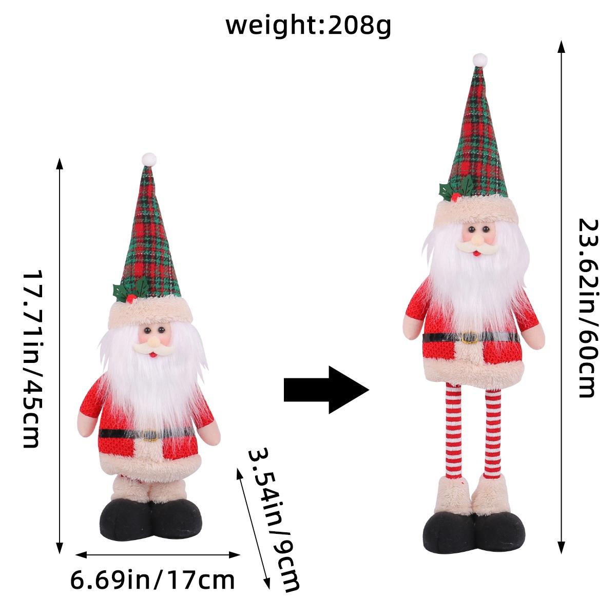 Multiple Christmas Standing Posture Telescopic Dolls Hotel Showcase Christmas Snowman Reindeer Dolls Decorative Ornaments
Multiple Christmas Standing Posture Telescopic Dolls Hotel Showcase Christmas Snowman Reindeer Dolls Decorative Ornaments