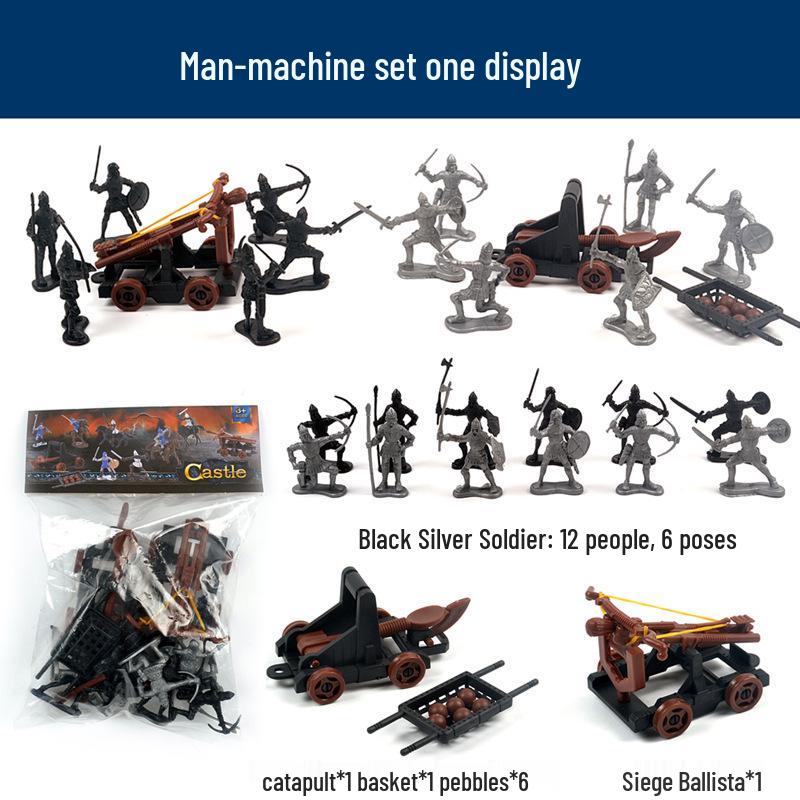 Детский средневековый замок, военная модель, набор солдатиков
Детский средневековый замок, военная модель, набор солдатиков