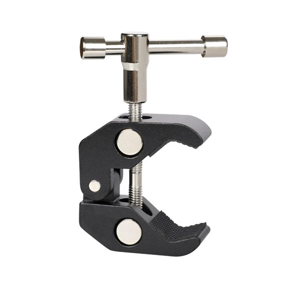 Super Clamp Camera Clamp Mount Многофункциональный кронштейн для крепления монитора Super Clamp с резьбой 1/4” для Magic Arm Large Crab Claws
Super Clamp Camera Clamp Mount Многофункциональный кронштейн для крепления монитора Super Clamp с резьбой 1/4” для Magic Arm Large Crab Claws