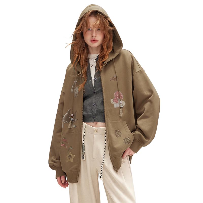 UNIFREE 2025 Fall Retro Loose Hooded Sweatshirt L
UNIFREE 2025 Fall Retro Loose Hooded Sweatshirt L