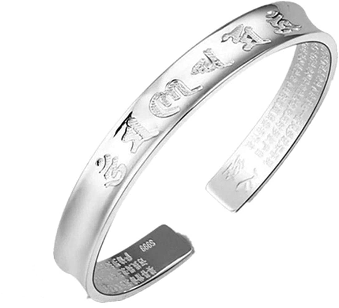 Pure silver bangle for free Heart amulet free accessory women, size, S999, mantra, Sutra, bracelet, size, silver, unisex,
Pure silver bangle for free Heart amulet free accessory women, size, S999, mantra, Sutra, bracelet, size, silver, unisex,