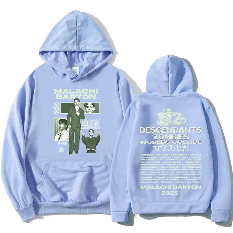 Малаки Бартон 2025 Толстовки Zzombies Worlds Collide Tour Свитшоты Длинный рукав Модные толстовки с капюшоном Пуловеры с принтом из фильма Худи для девочки M
Малаки Бартон 2025 Толстовки Zzombies Worlds Collide Tour Свитшоты Длинный рукав Модные толстовки с капюшоном Пуловеры с принтом из фильма Худи для девочки M