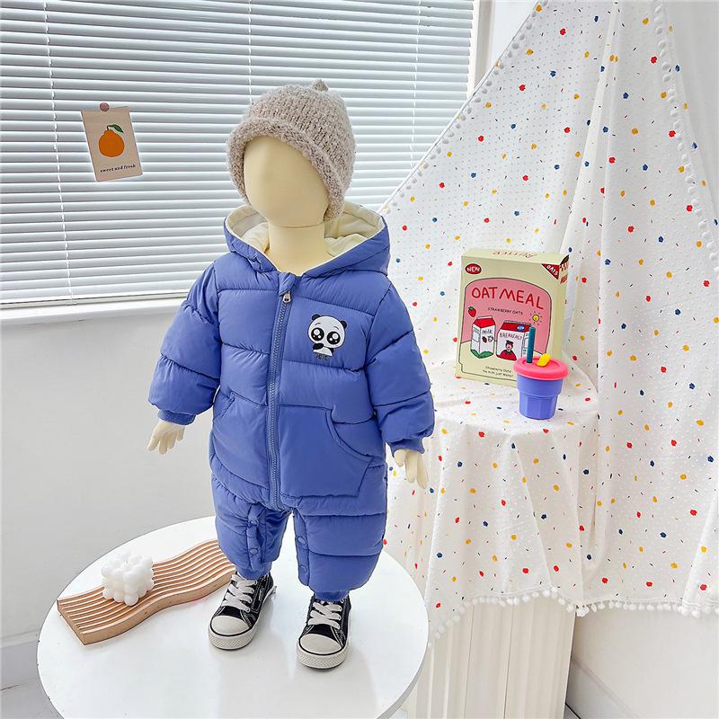 Зимовий оксамитовий дитячий комбінезон та повзунок для новонароджених та малюків - хлопчиків та дівчаток 73CM Темно-синій
Зимовий оксамитовий дитячий комбінезон та повзунок для новонароджених та малюків - хлопчиків та дівчаток 73CM Темно-синій