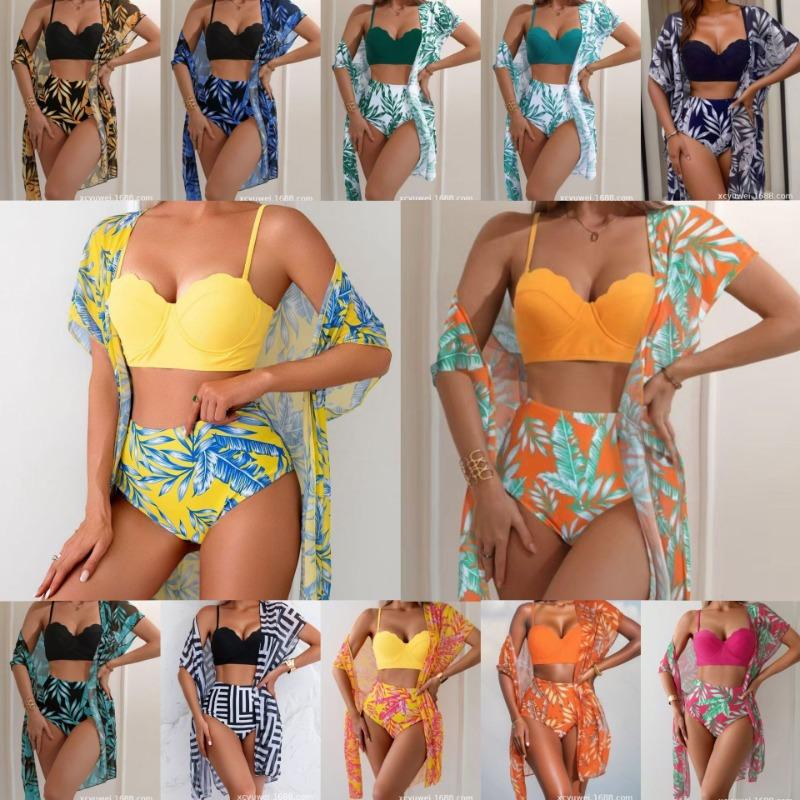 New Maple Leaf Print High-waisted Mesh Jacket Slim Bikini Swimsuit Sexy Suit XXXL помаранчевий
New Maple Leaf Print High-waisted Mesh Jacket Slim Bikini Swimsuit Sexy Suit XXXL помаранчевий