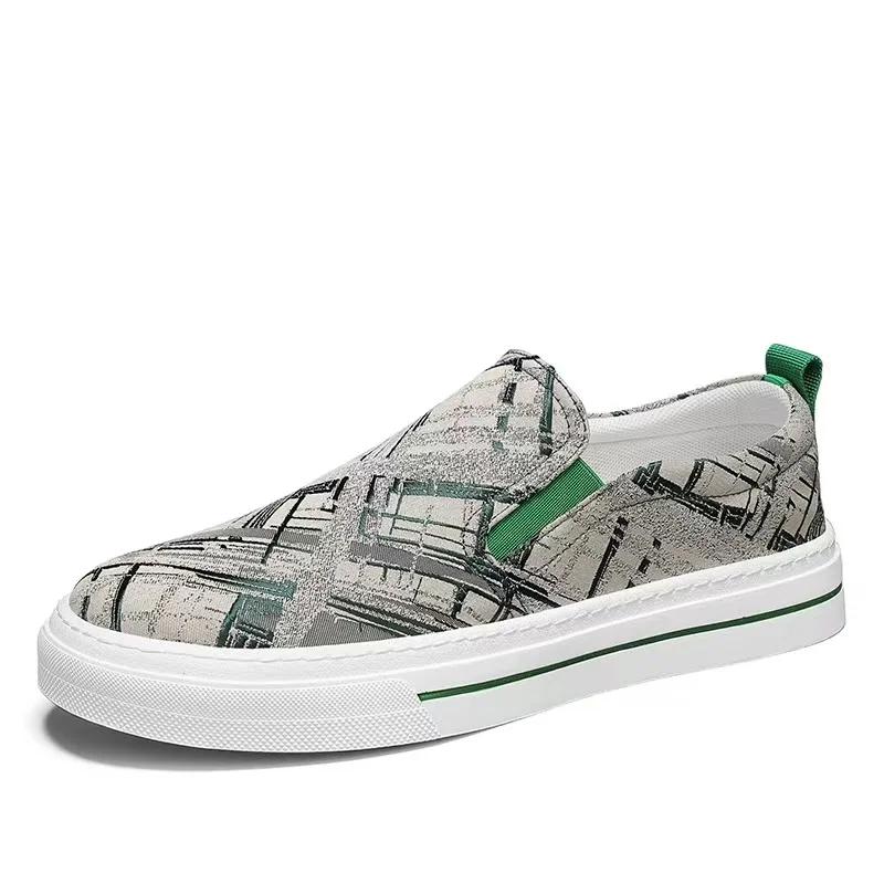 Мужская повседневная обувь, новые дышащие парусиновые туфли для активного отдыха, удобные кроссовки для мужчин, плоские мокасины без застежек Zapatillas De Deporte 44 хаки
Мужская повседневная обувь, новые дышащие парусиновые туфли для активного отдыха, удобные кроссовки для мужчин, плоские мокасины без застежек Zapatillas De Deporte 44 хаки