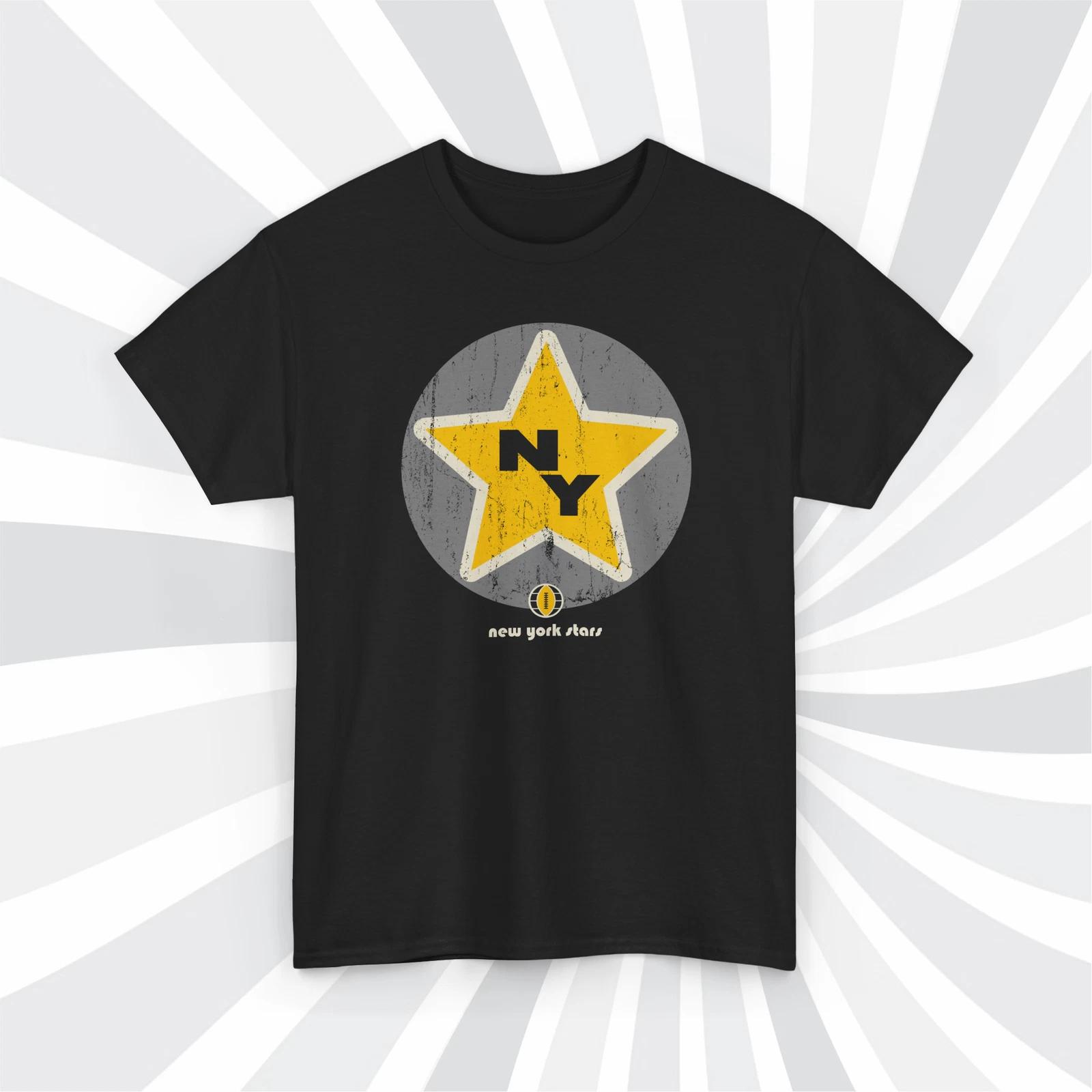 New York Stars 1974 WFL Football Grunge Logo T shirt S
New York Stars 1974 WFL Football Grunge Logo T shirt S