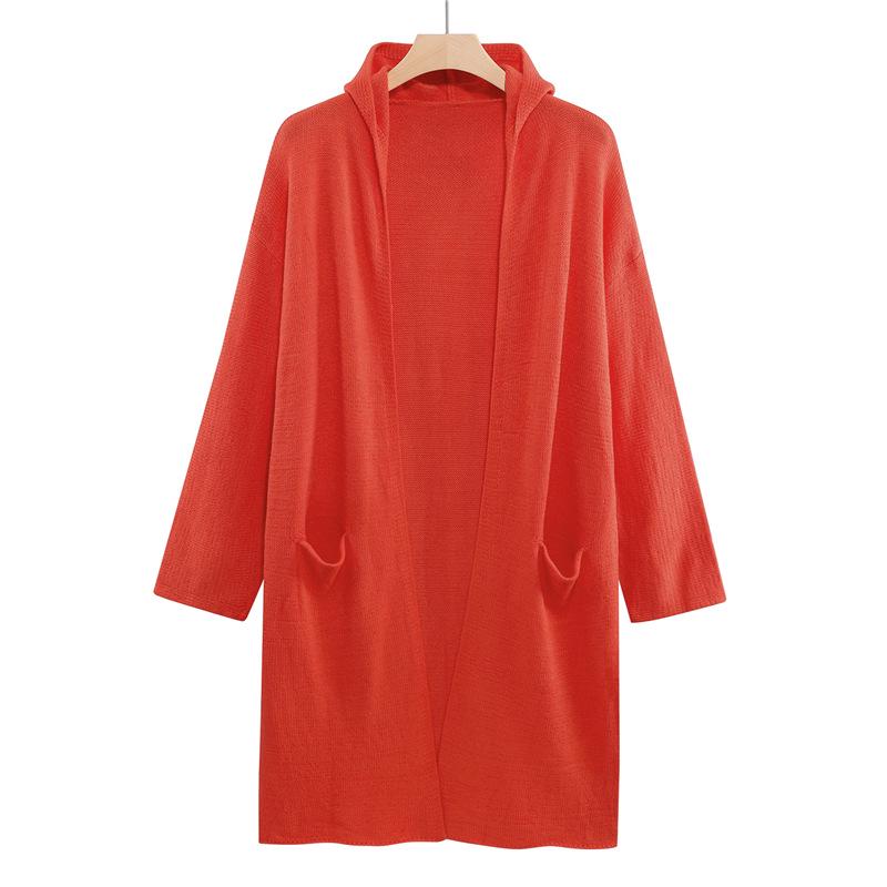 European Plus Size Hooded Knit Cardigan Sweater Coat - Long Sleeve 1XL оранжевый/красный
European Plus Size Hooded Knit Cardigan Sweater Coat - Long Sleeve 1XL оранжевый/красный