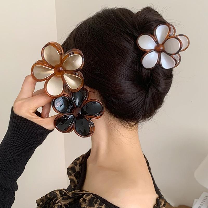 New Retro Plastic Flower Hair Claw Clip Korean Hawaiian Coffee Color Shark Hairpins Hairgrip Beach Party Hair Accessories абрикосовий
New Retro Plastic Flower Hair Claw Clip Korean Hawaiian Coffee Color Shark Hairpins Hairgrip Beach Party Hair Accessories абрикосовий
